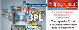 Transports Coué de nouveau dans le classement des sociétés logistiques 3PL