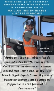 Transports Coué Recrutement Conducteurs Routier SPL HF