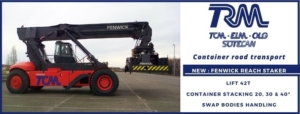 Transports Coué acquiers a new Reach Stacker Fenwick for the Container Transport activity