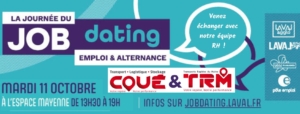 Coué et TRM au job dating de Laval le 11 octobre 2022