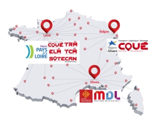 Groupe Coué TRM implantations