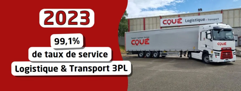 Groupe Coué-TRM 99.1% de taux de service Transport et Logistique 3PL