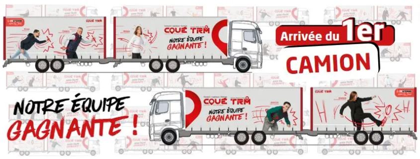 Présentation de notre 1er camion Notre Equipe Gagnante