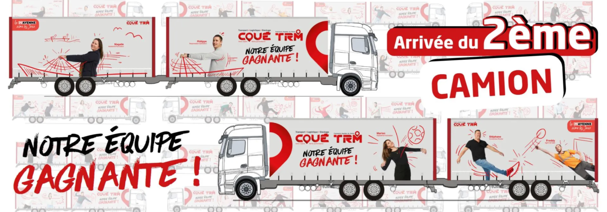 Présentation de notre 1er camion Notre Equipe Gagnante