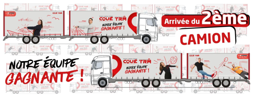 Présentation de notre 1er camion Notre Equipe Gagnante