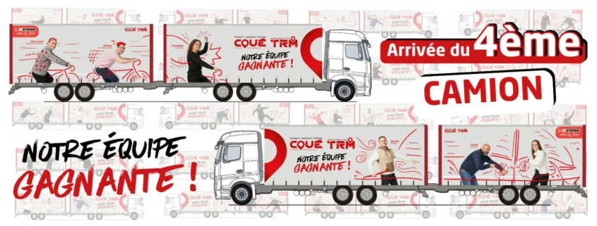 Présentation de notre 4eme camion Notre Equipe Gagnante