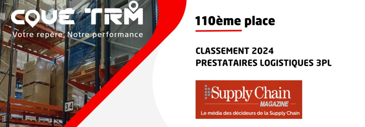 Groupe Coué TRM dans le classement du Top 150 Prestataires Logistique 3PL Supply Chain Magazine